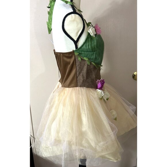Whimsical Enchantress Cosplay Costume Dress Medium Woodland Pixie Fairy Mystical - Picture 7 of 10